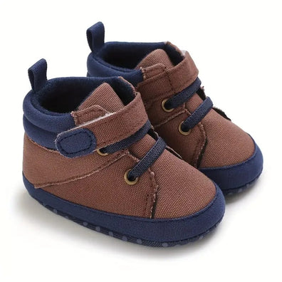 Brown Baby Boy Booties BTS9125A